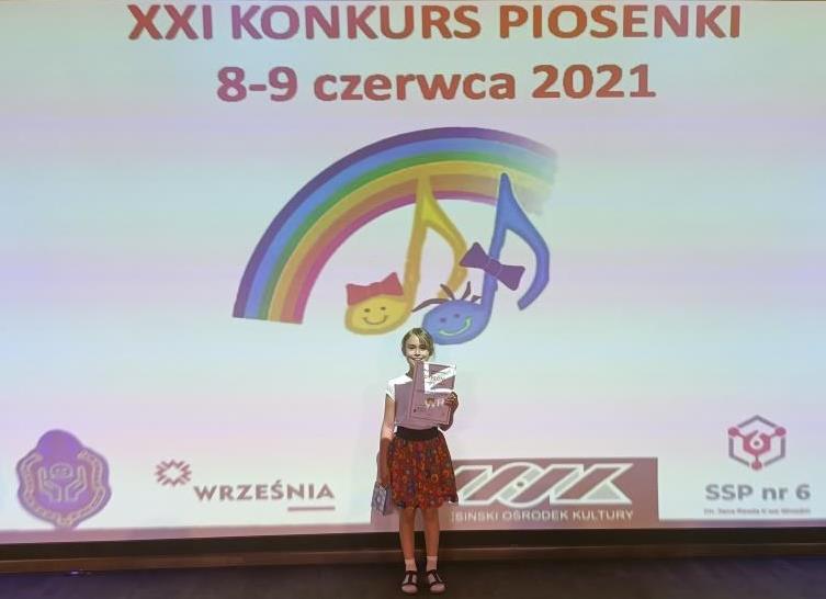 II miejsce Mai Januchowskiej w XXI Konkursie Piosenki we Wrześni